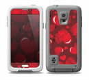 The Glossy Electric Hearts Skin for the Samsung Galaxy S5 frē LifeProof Case