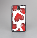 The Glossy Red 3D Love Hearts Skin-Sert Case for the Samsung Galaxy Note 3