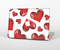 The Glossy Red 3D Love Hearts Skin for the Apple MacBook Pro Retina 15"