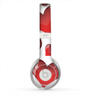 The Glossy Red 3D Love Hearts Skin for the Beats by Dre Solo 2 Headphones
