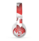 The Glossy Red 3D Love Hearts Skin for the Beats by Dre Studio (2013+ Version) Headphones