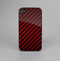 The Glossy Red Carbon Fiber Skin-Sert for the Apple iPhone 4-4s Skin-Sert Case