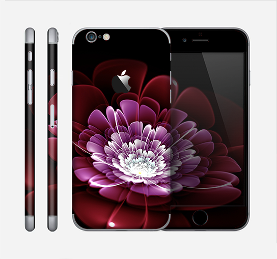 The Glowing Abstract Flower Skin for the Apple iPhone 6