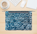 The Glowing Blue Cells Skin Kit for the 12" Apple MacBook (A1534)