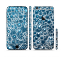 The Glowing Blue Cells Sectioned Skin Series for the Apple iPhone 6s Plus