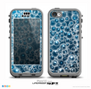 The Glowing Blue Cells Skin for the iPhone 5c nüüd LifeProof Case
