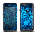 The Glowing Blue Music Notes Apple iPhone 6/6s LifeProof Fre Case Skin Set