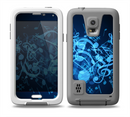 The Glowing Blue Music Notes Skin Samsung Galaxy S5 frē LifeProof Case