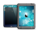 The Glowing Blue & Teal Translucent Circles Apple iPad Air LifeProof Fre Case Skin Set