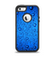 The Glowing Blue Vivid RainDrops Apple iPhone 5-5s Otterbox Defender Case Skin Set
