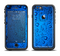 The Glowing Blue Vivid RainDrops Apple iPhone 6 LifeProof Fre Case Skin Set