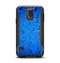 The Glowing Blue Vivid RainDrops Samsung Galaxy S5 Otterbox Commuter Case Skin Set