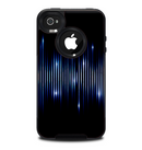 The Glowing Blue WaveLengths Skin for the iPhone 4-4s OtterBox Commuter Case