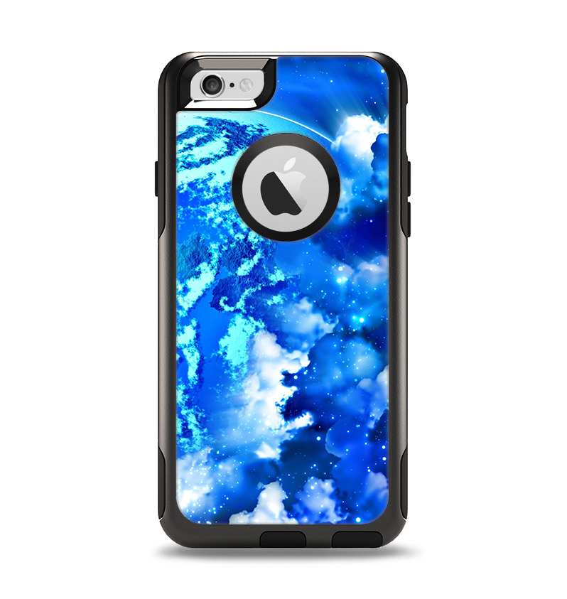 The Glowing Cloudy Planet Apple iPhone 6 Otterbox Commuter Case Skin Set