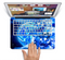 The Glowing Cloudy Planet Skin Set for the Apple MacBook Pro 15" with Retina Display