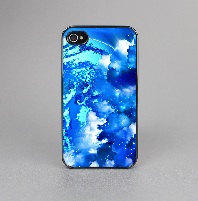 The Glowing Cloudy Planet Skin-Sert for the Apple iPhone 4-4s Skin-Sert Case