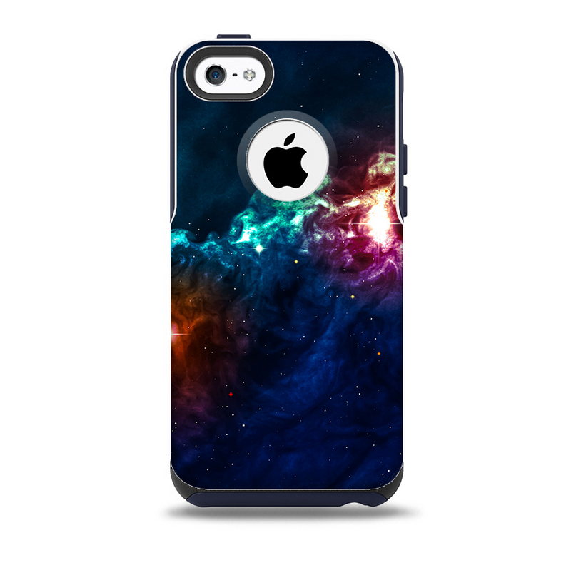 The Glowing Colorful Space Scene Skin for the iPhone 5c OtterBox Commuter Case