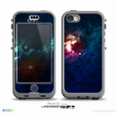 The Glowing Colorful Space Scene Skin for the iPhone 5c nüüd LifeProof Case