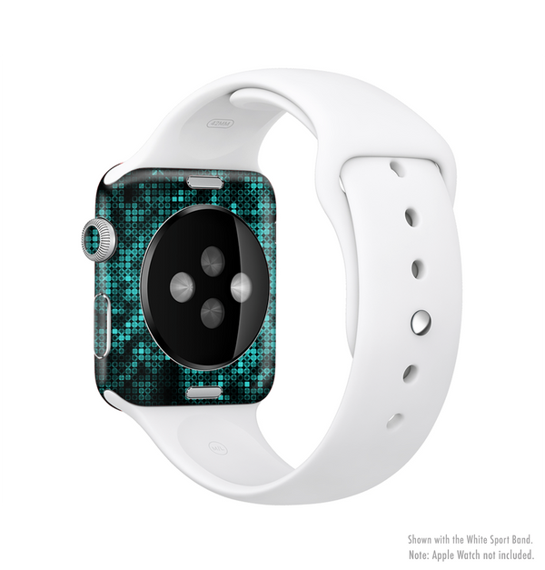 The Glowing Digital Green Dots Full-Body Skin Kit for the Apple Watch
