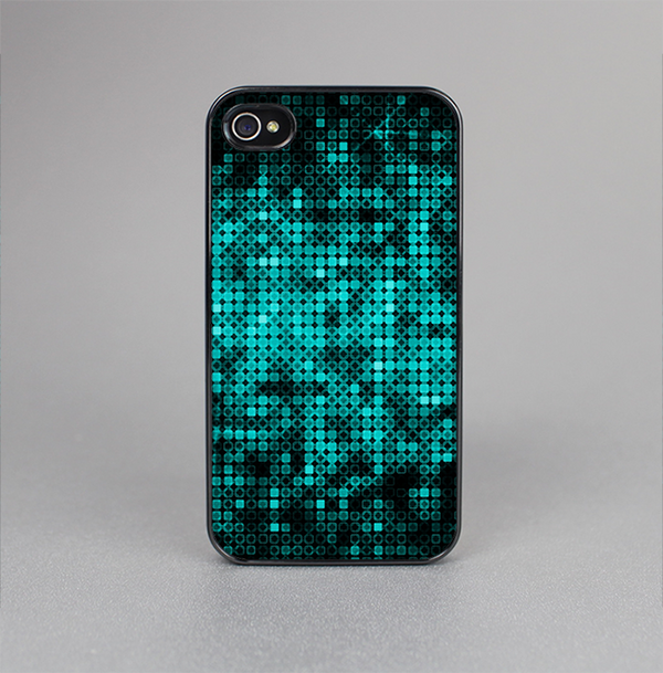 The Glowing Digital Green Dots Skin-Sert for the Apple iPhone 4-4s Skin-Sert Case