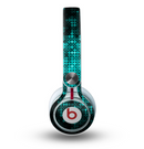 The Glowing Digital Green Dots Skin for the Beats by Dre Mixr Headphones