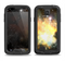 The Glowing Gold & Black Nebula Samsung Galaxy S4 LifeProof Nuud Case Skin Set