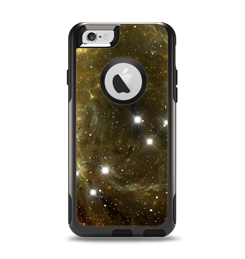 The Glowing Gold Universe Apple iPhone 6 Otterbox Commuter Case Skin Set
