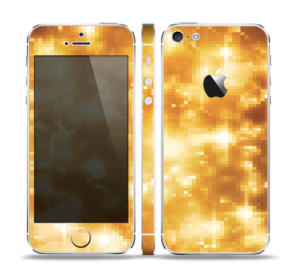 The Glowing Golden Light Skin Set for the Apple iPhone 5