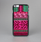 The Glowing Green & Pink Ethnic Aztec Pattern Skin-Sert Case for the Apple iPhone 6 Plus