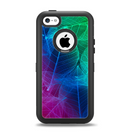 The Glowing Leaf Structure Apple iPhone 5c Otterbox Defender Case Skin Set