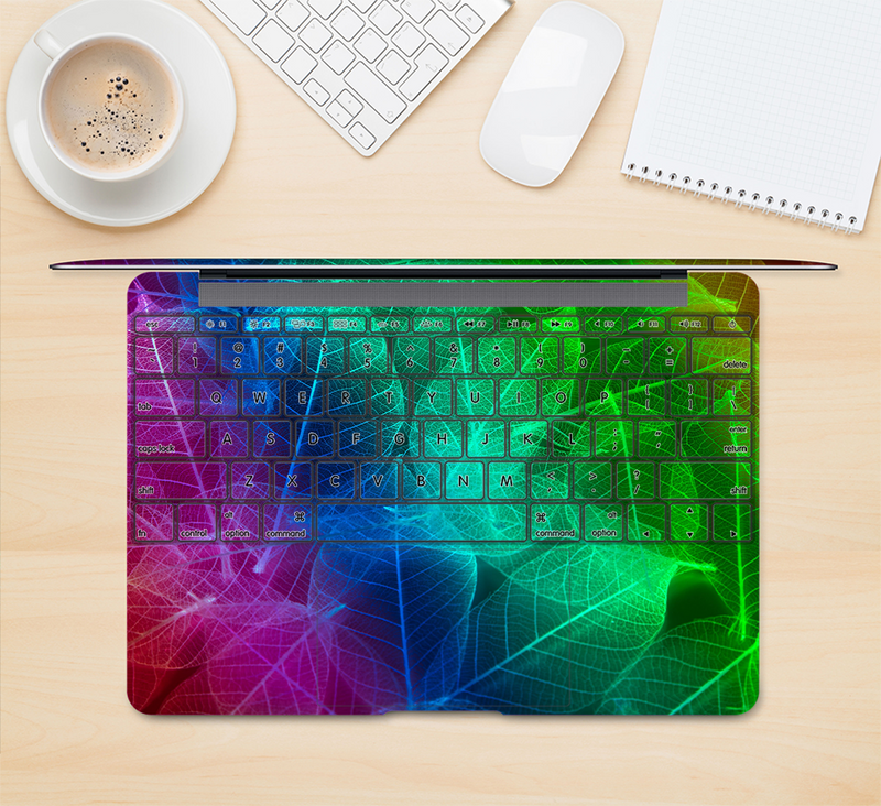 The Glowing Leaf Structure Skin Kit for the 12" Apple MacBook (A1534)