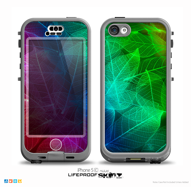 The Glowing Leaf Structure Skin for the iPhone 5c nüüd LifeProof Case