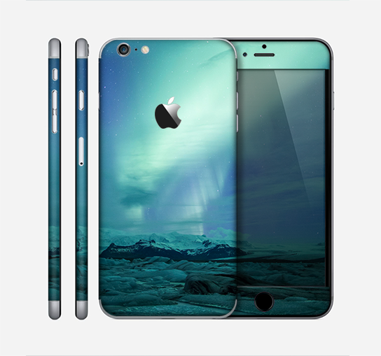 The Glowing Northern Lights Skin for the Apple iPhone 6 Plus