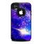 The Glowing Pink & Blue Comet Skin for the iPhone 4-4s OtterBox Commuter Case