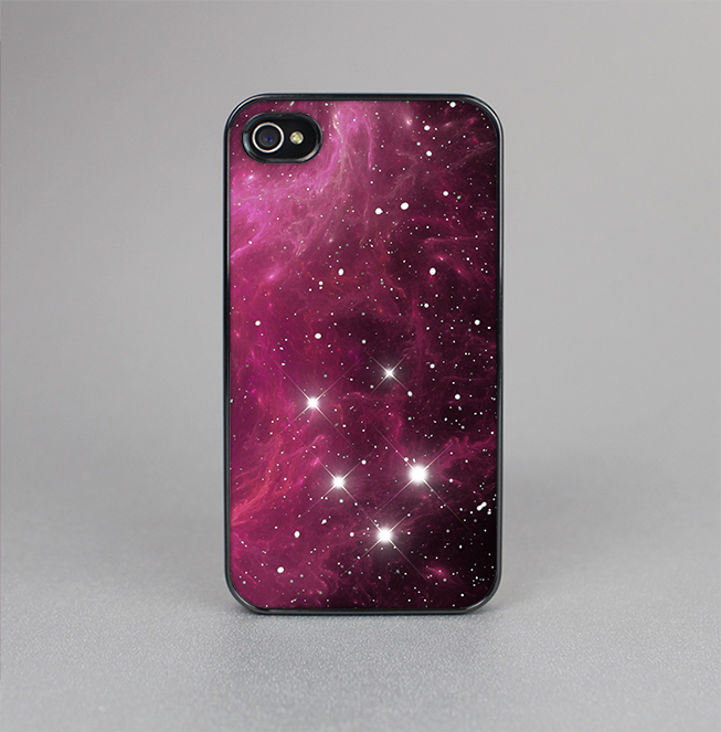 The Glowing Pink Nebula Skin-Sert for the Apple iPhone 4-4s Skin-Sert Case
