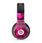 The Glowing Pink Outlined Hearts Skin for the Beats by Dre Pro Headphones