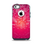 The Glowing Pink & White Lace Apple iPhone 5c Otterbox Commuter Case Skin Set