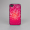The Glowing Pink & White Lace Skin-Sert for the Apple iPhone 4-4s Skin-Sert Case