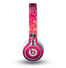 The Glowing Pink & White Lace Skin for the Beats by Dre Mixr Headphones