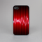 The Glowing Red Wiggly Line Skin-Sert for the Apple iPhone 4-4s Skin-Sert Case