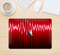 The Glowing Red Wiggly Line Skin Kit for the 12" Apple MacBook (A1534)