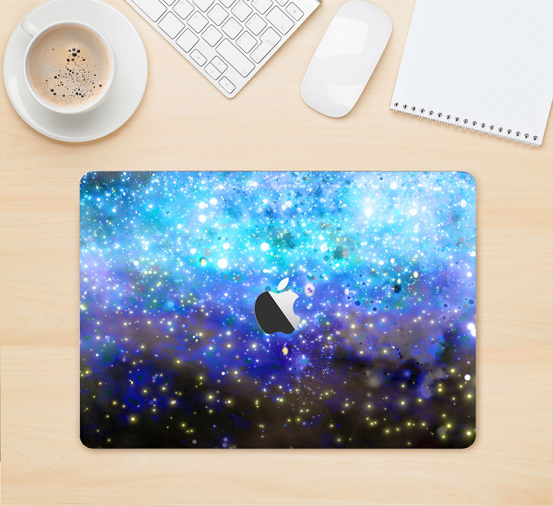 The Glowing Space Texture Skin Kit for the 12" Apple MacBook (A1534)