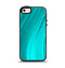 The Glowing Teal Abstract Waves Apple iPhone 5-5s Otterbox Symmetry Case Skin Set