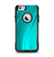 The Glowing Teal Abstract Waves Apple iPhone 6 Otterbox Commuter Case Skin Set