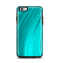 The Glowing Teal Abstract Waves Apple iPhone 6 Plus Otterbox Symmetry Case Skin Set