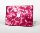 The Glowing Unfocused Pink Circles Skin Set for the Apple MacBook Pro 15" with Retina Display