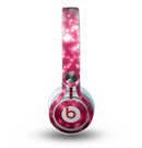 The Glowing Unfocused Pink Circles Skin for the Beats by Dre Mixr Headphones