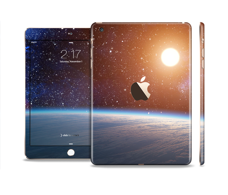 The Glowing Universe Sunrise Full Body Skin Set for the Apple iPad Mini 3