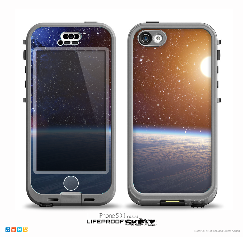 The Glowing Universe Sunrise Skin for the iPhone 5c nüüd LifeProof Case