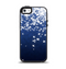 The Glowing White SnowFlakes Apple iPhone 5-5s Otterbox Symmetry Case Skin Set
